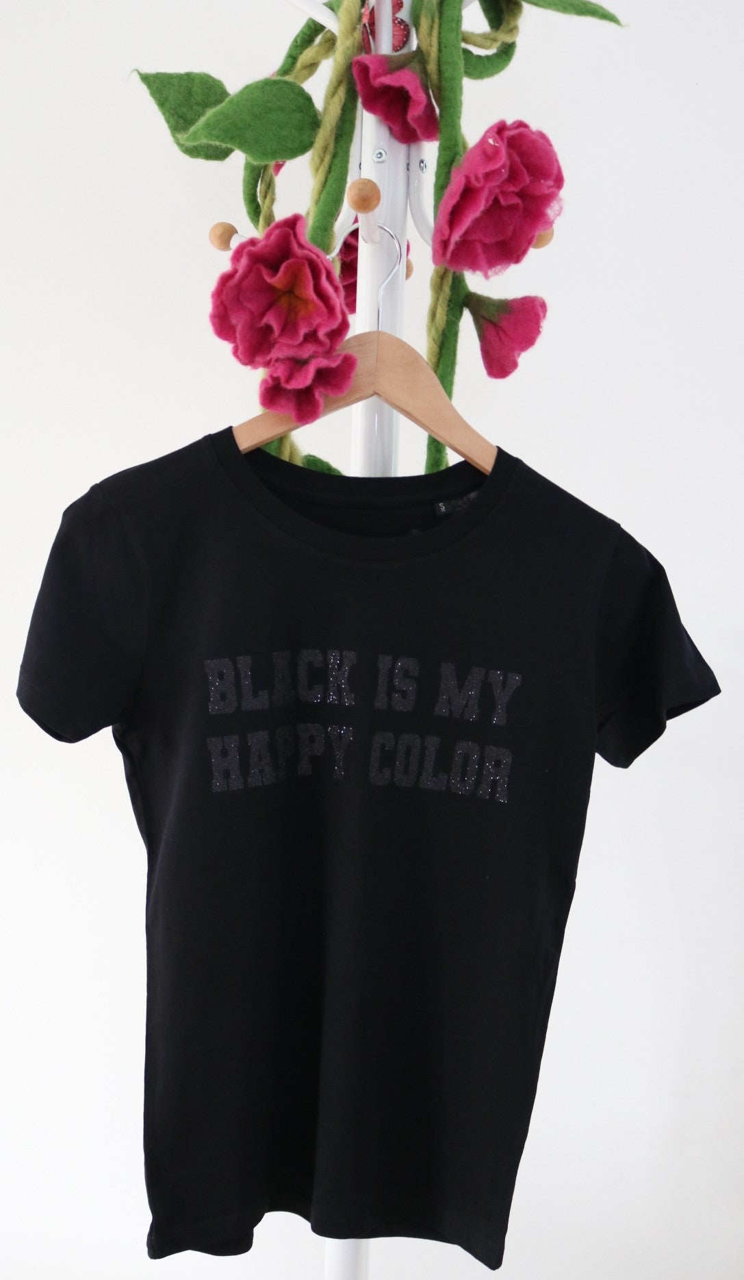 T-shirt Black ist my happy color