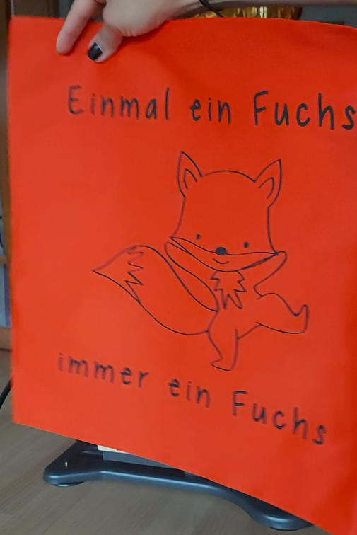 Kuschelkissen "Einmal ein Fuchs, Immer ein Fuchs"